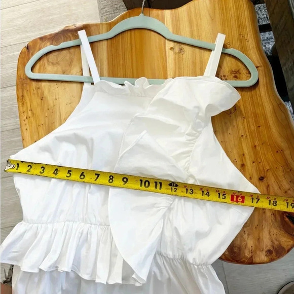 NWT Crosby by Mollie Burch Genevieve Midi Dress in Bright White size L - Picture 14 of 16